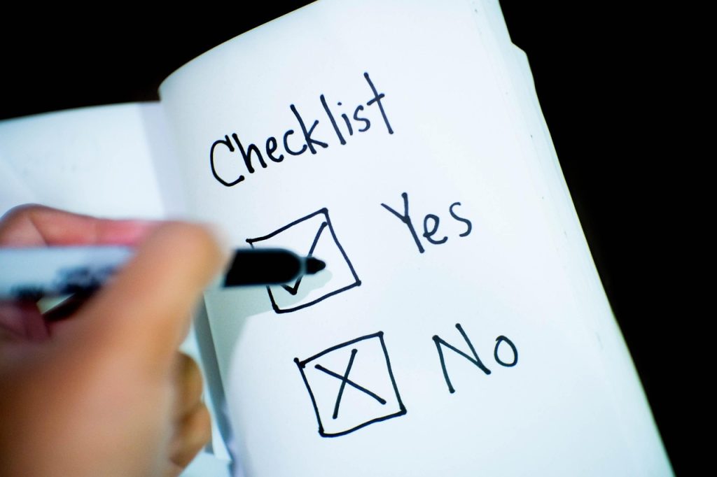 Dissertation methodology help checklist for UK students – yes/no review of design, sampling, analysis and ethics