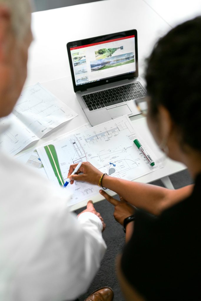 Professional civil engineering help for UK students reviewing structural project plans